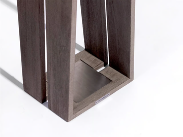 TINK121 - Solar powered teak Outdoor table lamp by Les Jardins® - view 3